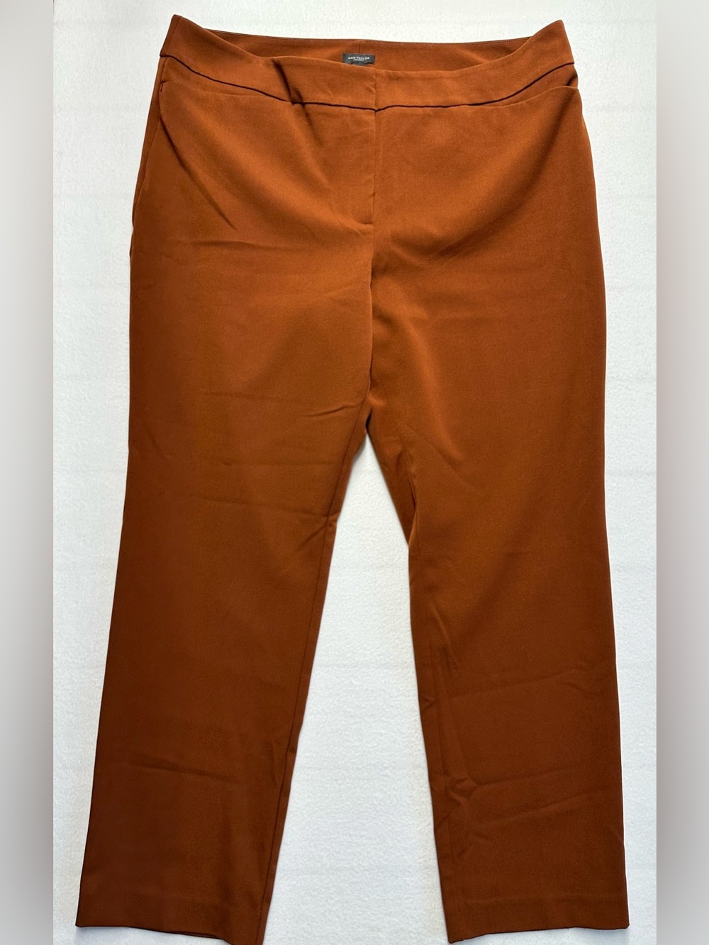 Ann Taylor Factory Dress Pants • Rust Brown • Women’s 16 • 30” Inseam
